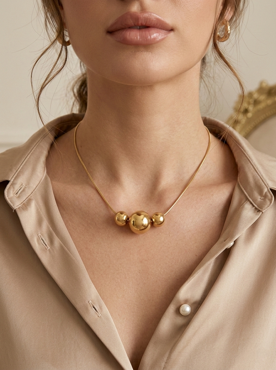 LIA BALL NECKLACE