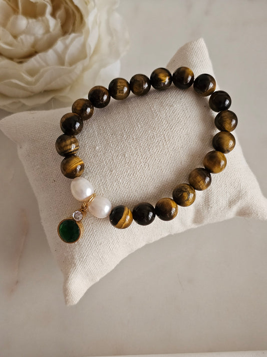 KIRA TIGER EYE BRACELET