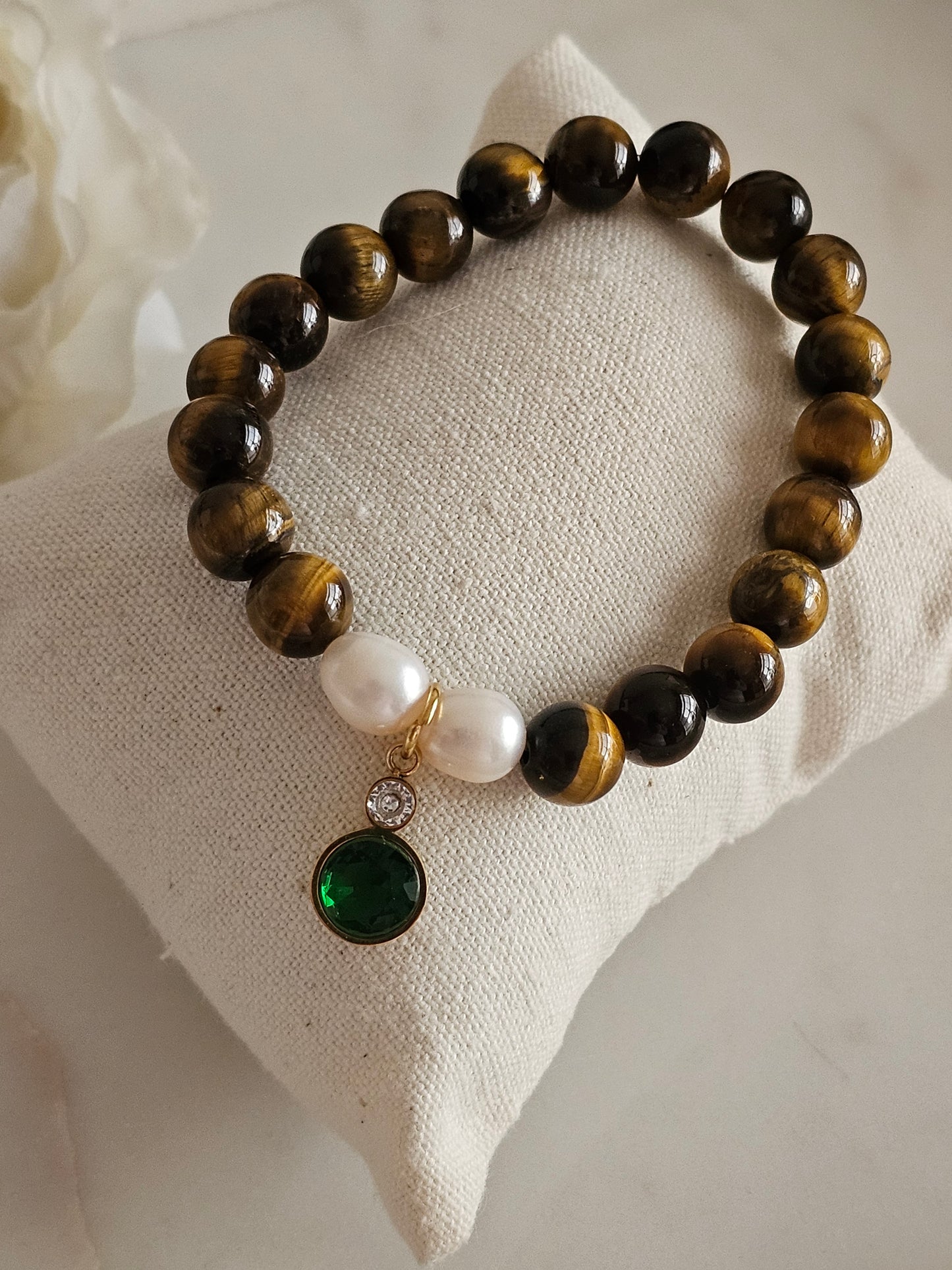 KIRA TIGER EYE BRACELET