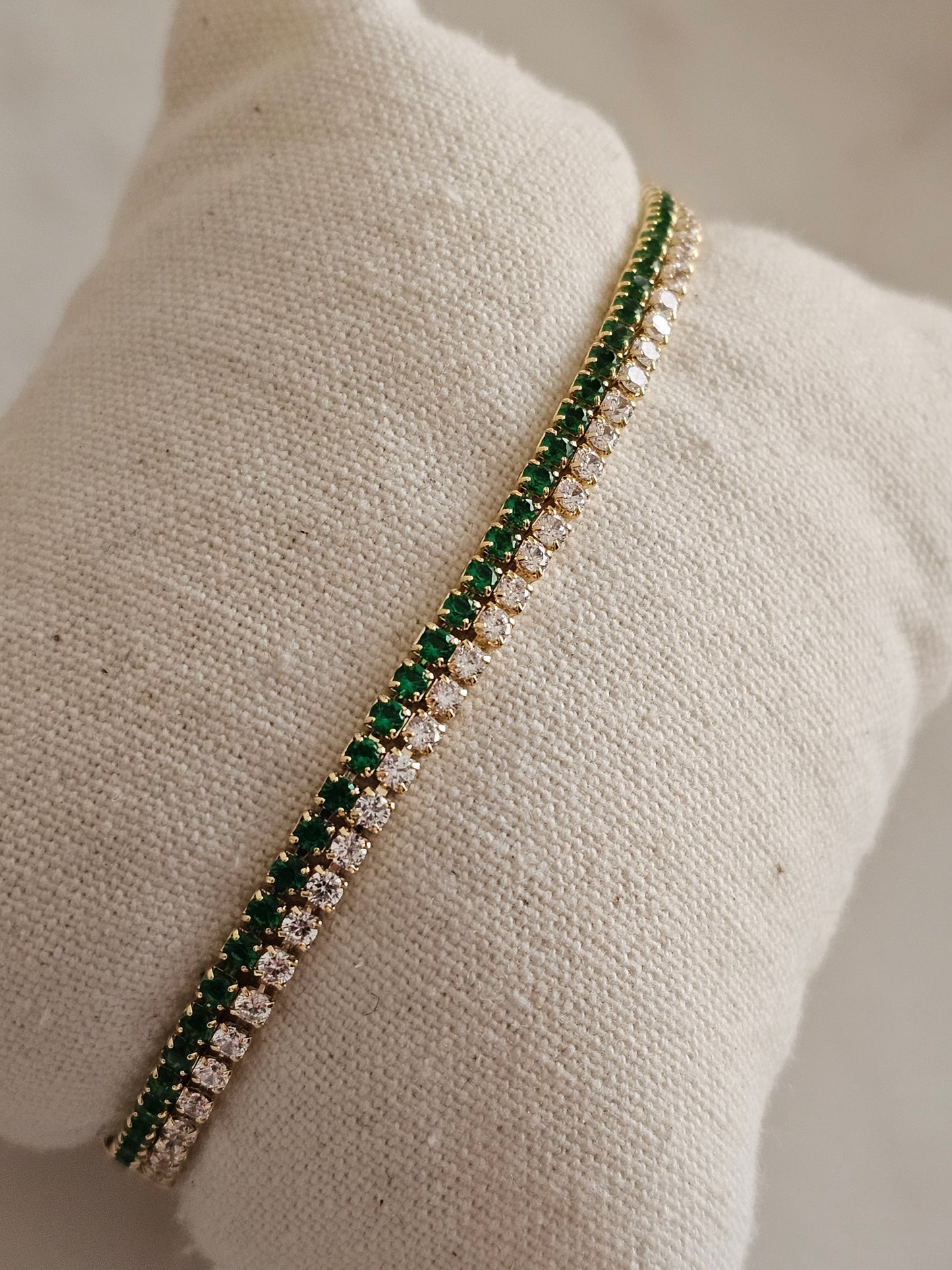 SIANA EMERALD TENNIS BRACELET