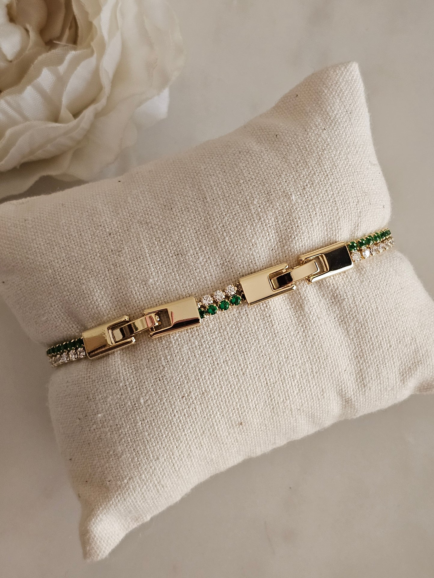 SIANA EMERALD TENNIS BRACELET