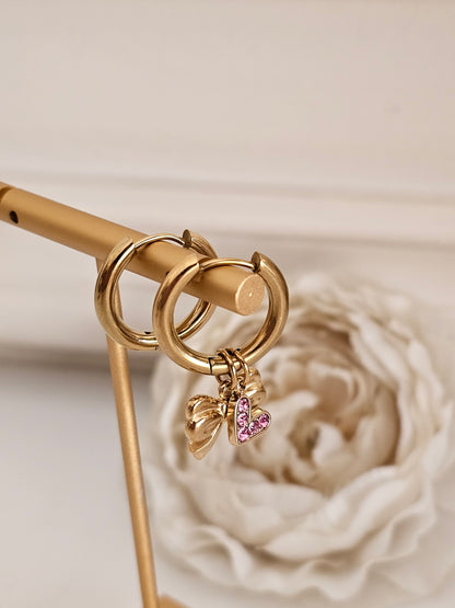 MINI DIAMANTE HEART CHARM