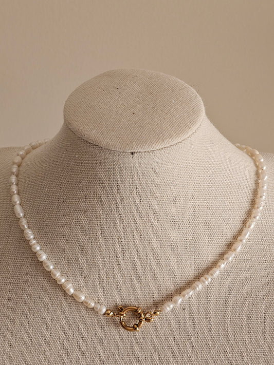 NADA PEARL CHARM NECKLACE