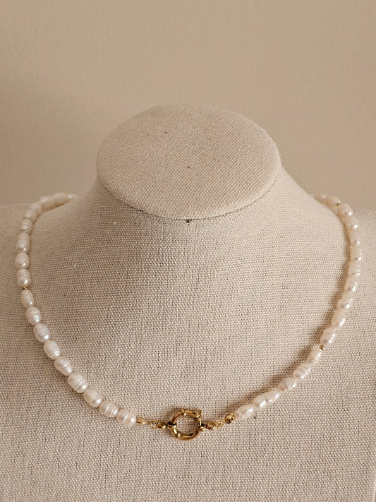 PANRA PEARL CHARM NECKLACE