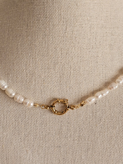 PANRA PEARL CHARM NECKLACE