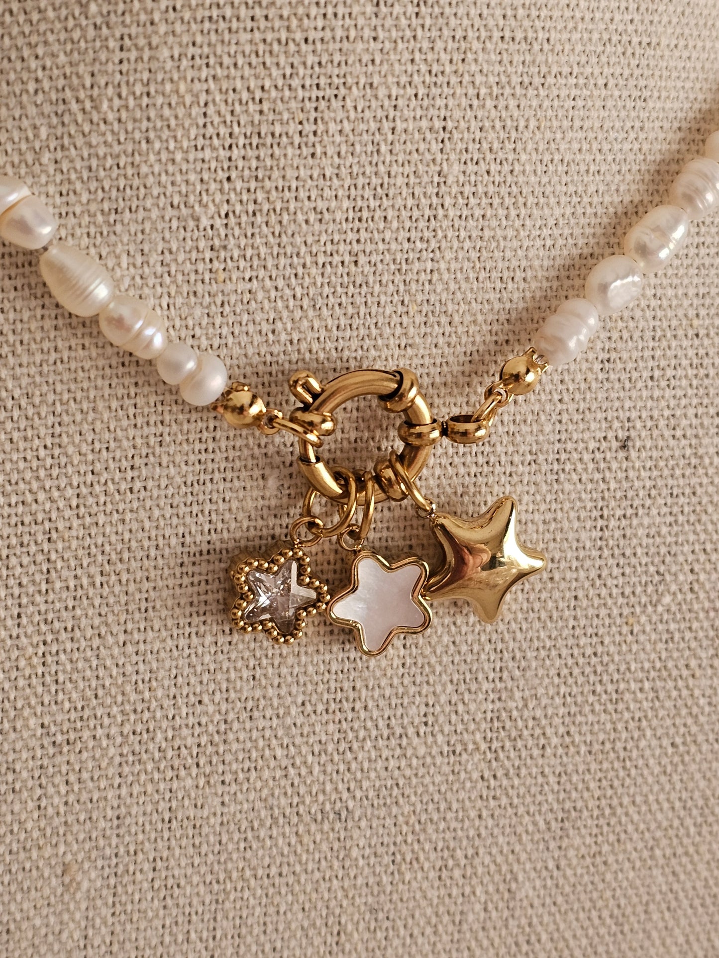 MINI ZICRONIA STAR CHARM