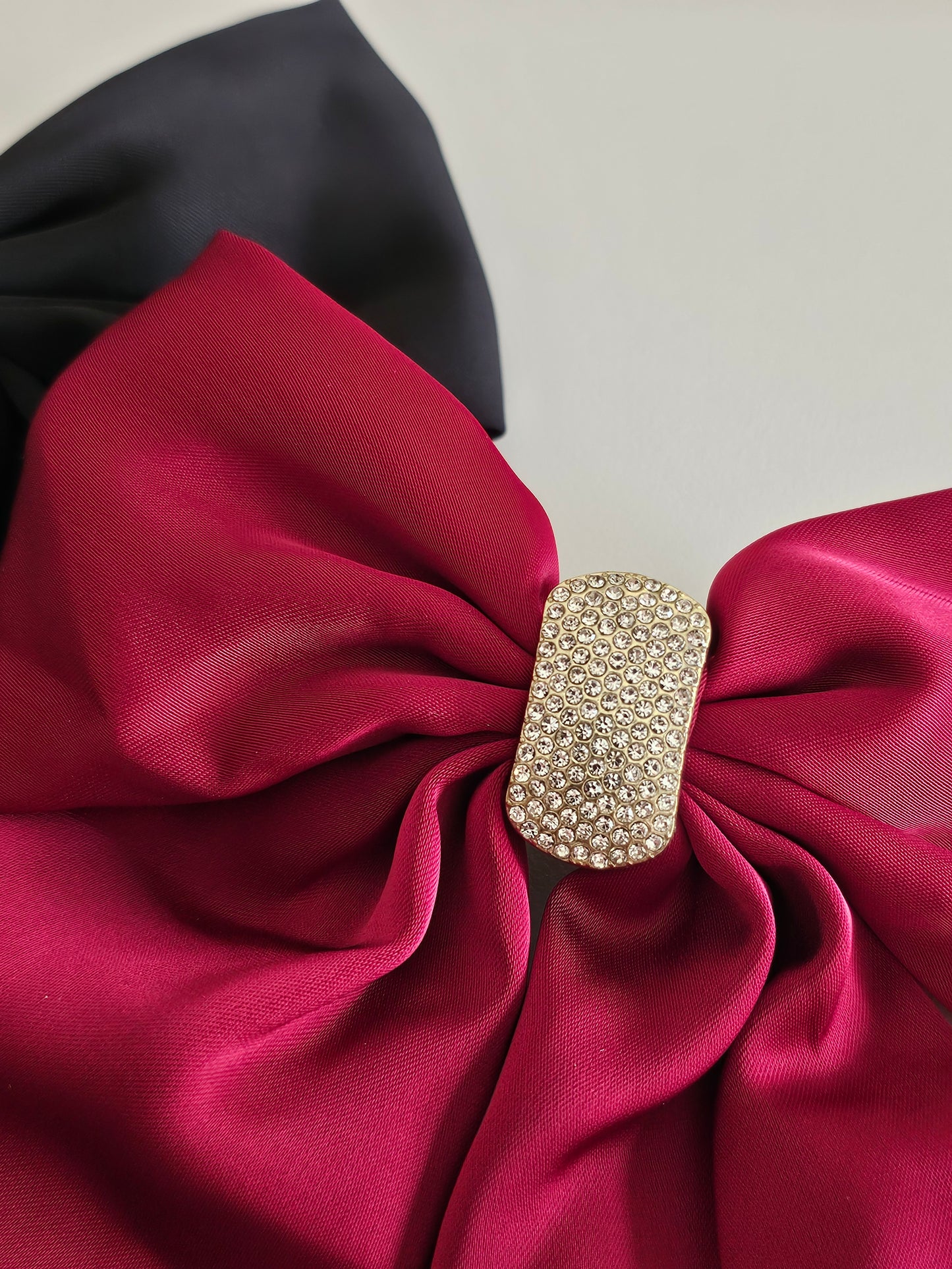 ELEGANT SATIN BOW HAIR CLIP