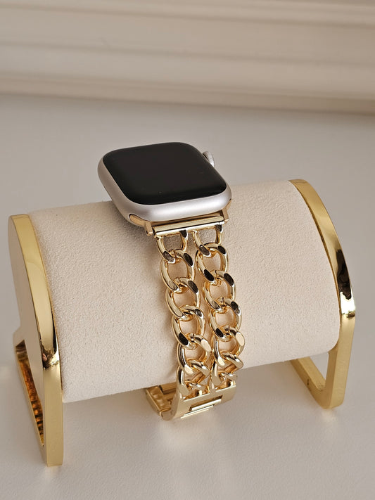 stainless steel chain apple watch band