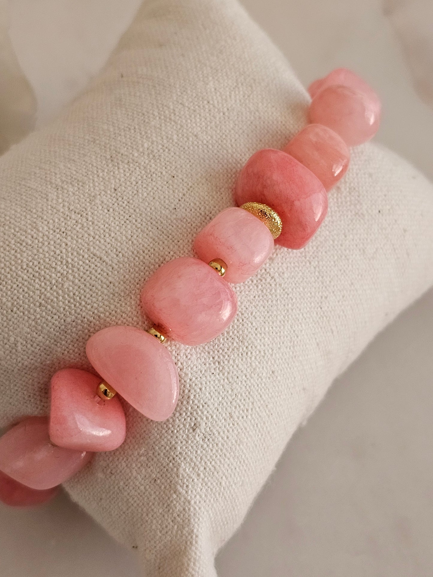 LILIANA PINK NATURAL STONE BRACELET