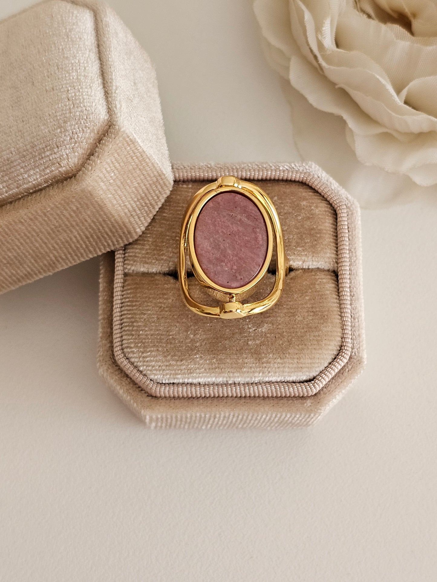 MILI NATURAL STONE RING