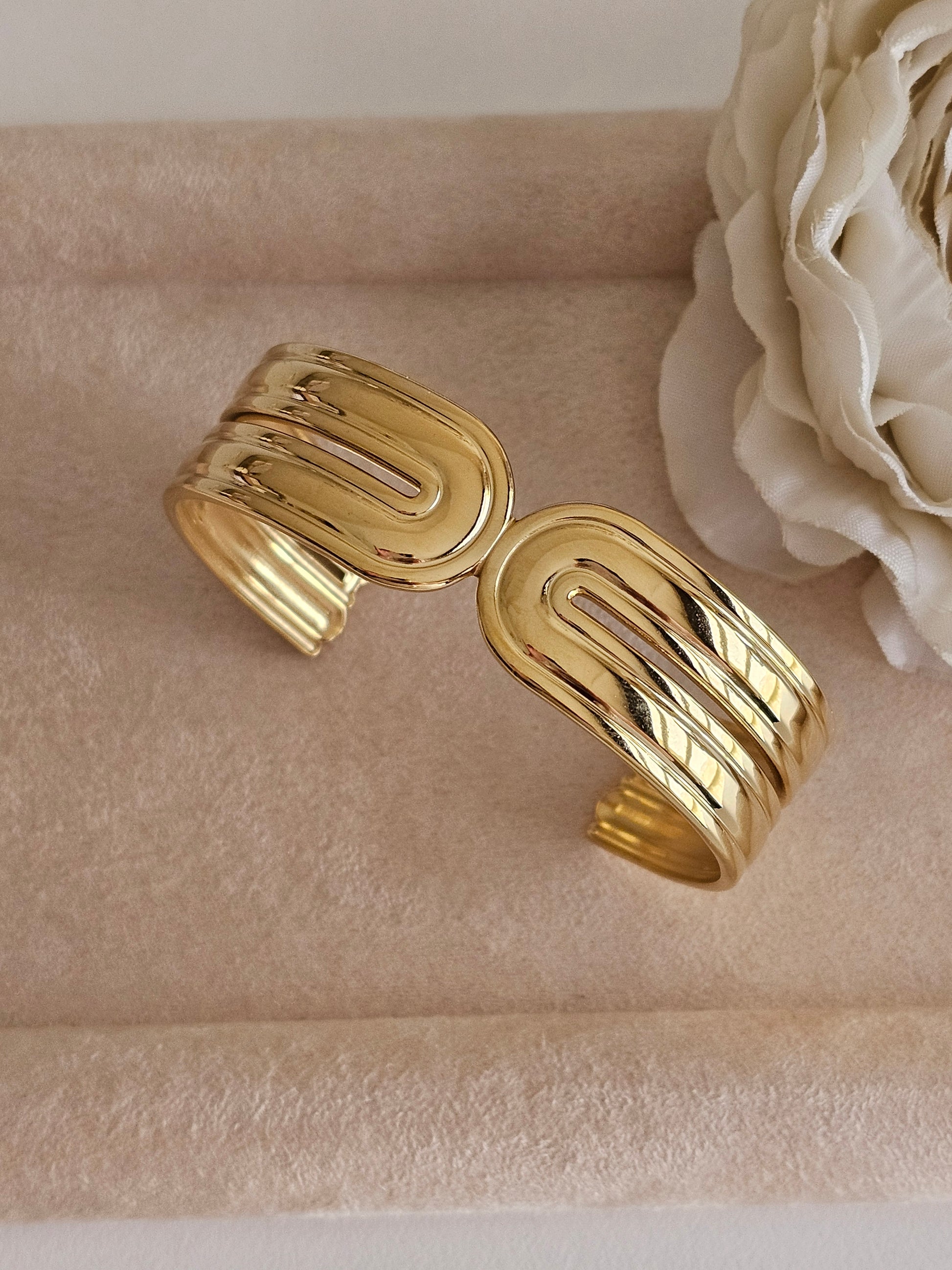 Statement cuff bangle