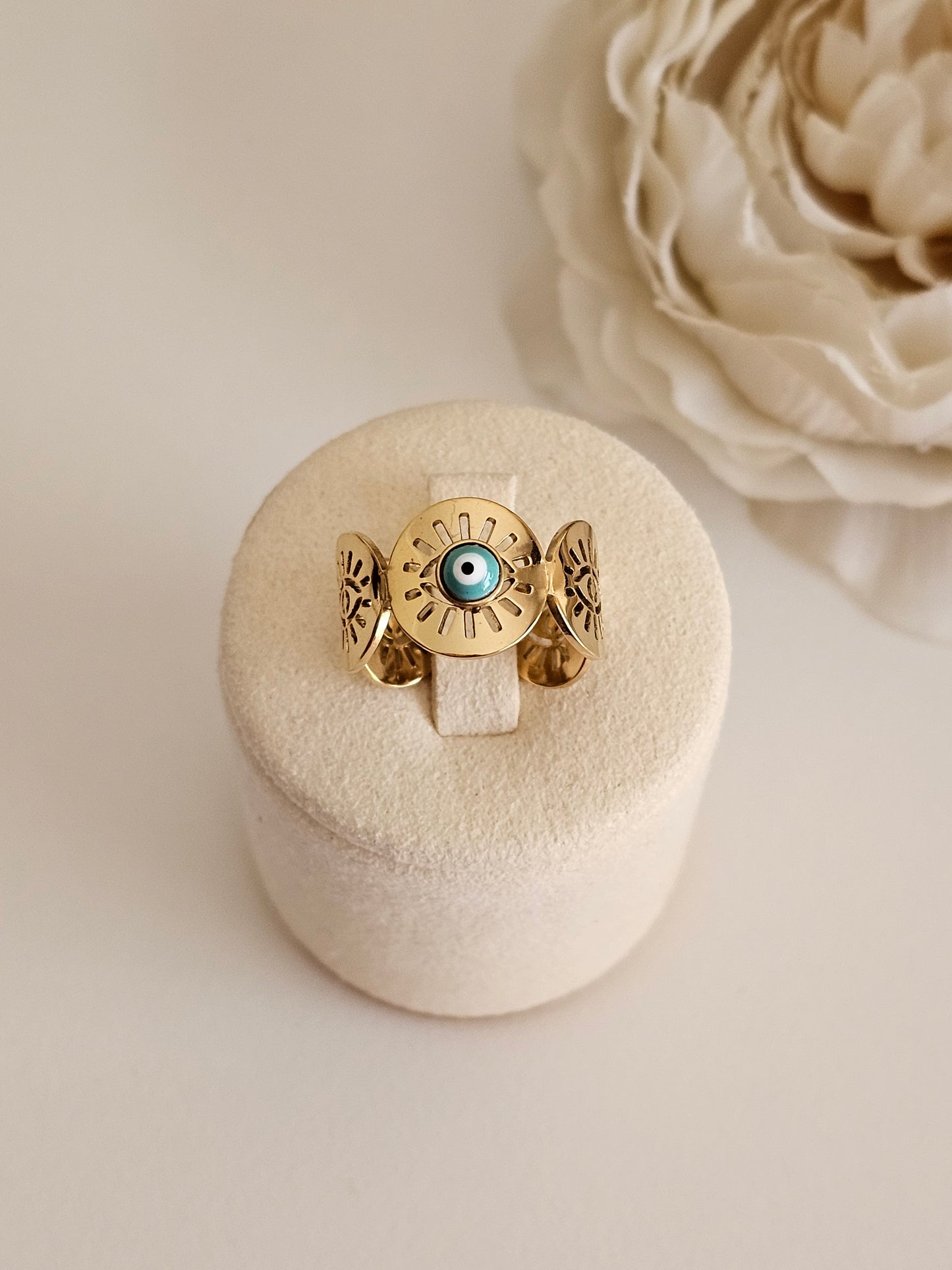 Evil eye ring