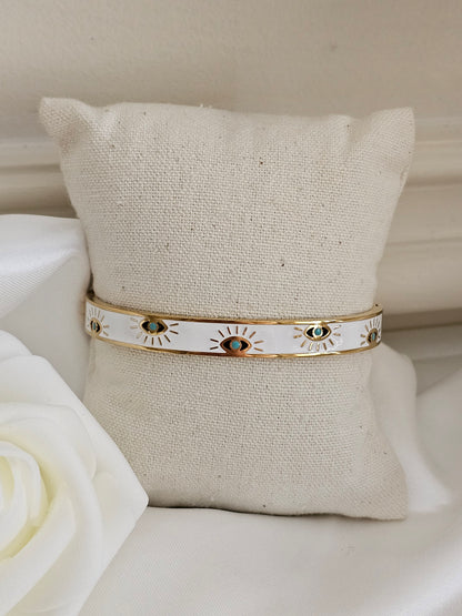 Evil eye bangle