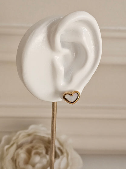 Small heart earrings