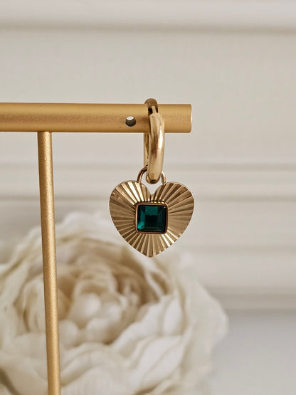 RENA HEART EARRINGS