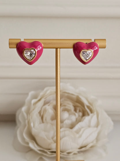 AYSHA HEART EARRINGS