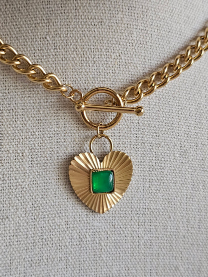 RENA HEART NECKLACE