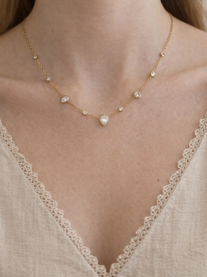 LIVIA TEARDROP NECKLACE