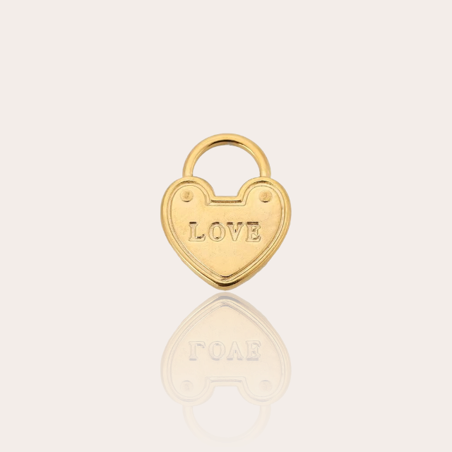 Love lock charm