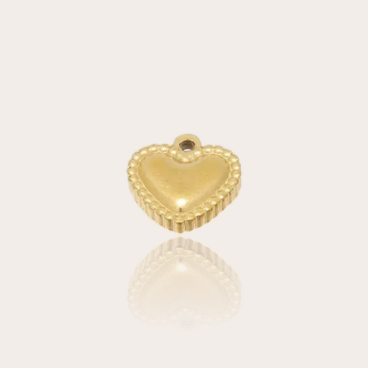 Large love heart charm