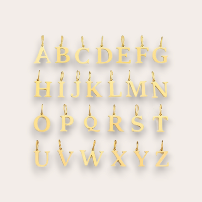 Standard letter charm