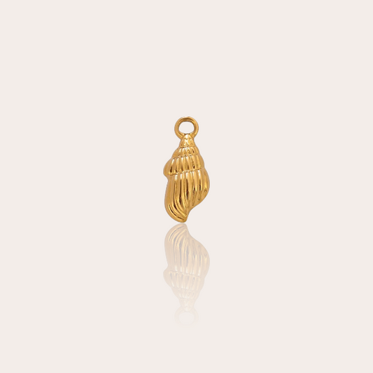 Small beach shell charm