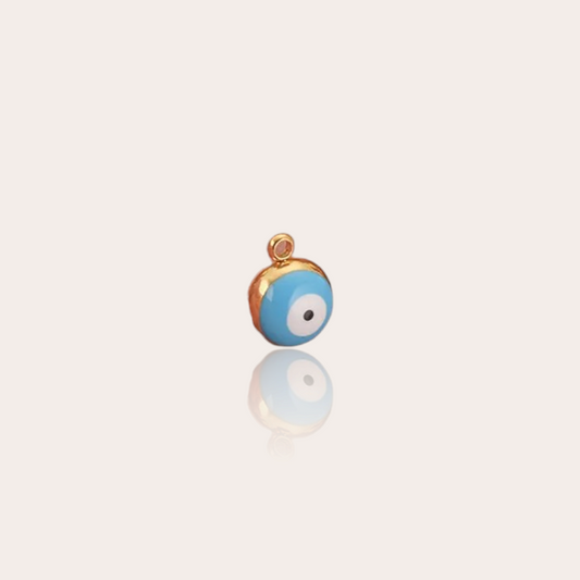 Mini blue evil eye charm