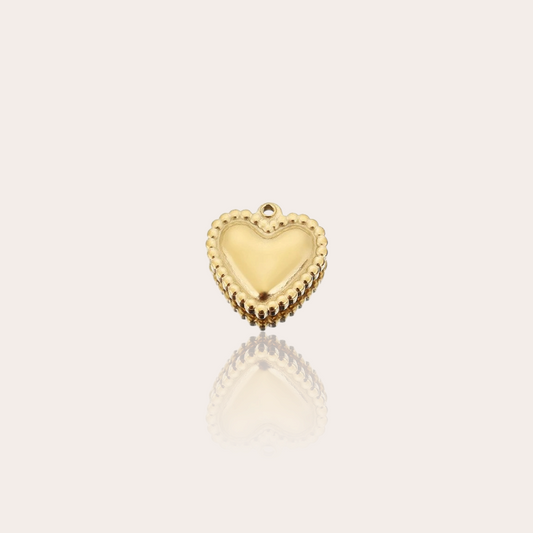 Small love heart charm