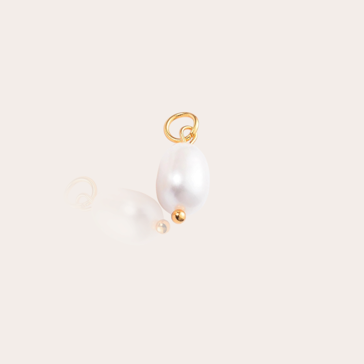 Small freshwater pearl charm