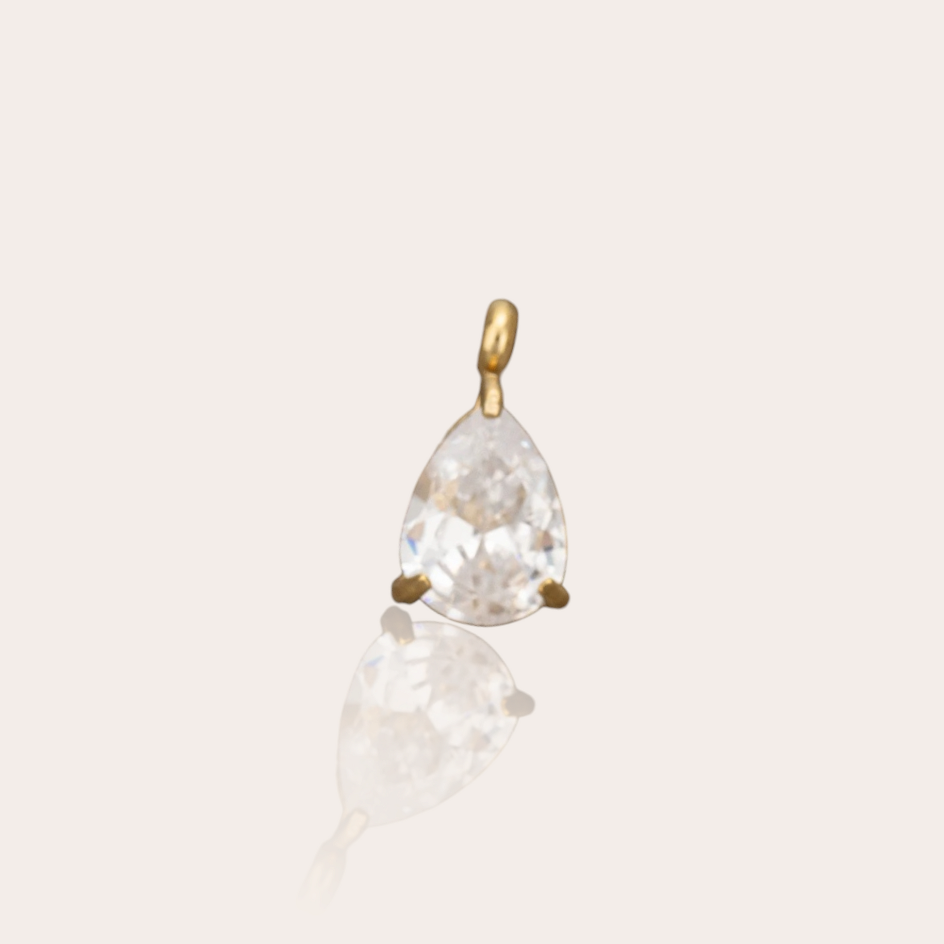 Zicronia tear-drop charm