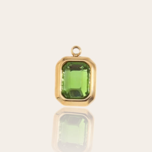 GREEN GEMSTONE CHARM