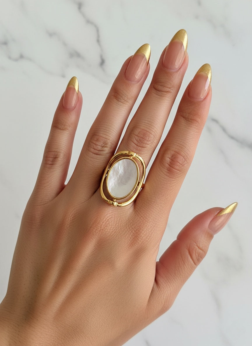 MILI NATURAL STONE RING