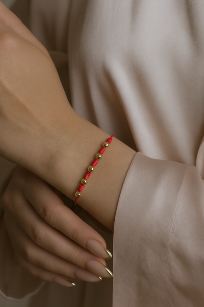 RED ROPE BRACELET