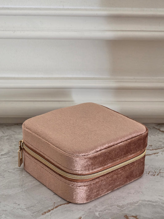 Velvet jewellery box