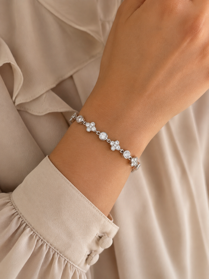 ENDA CLOVER BRACELET SILVER