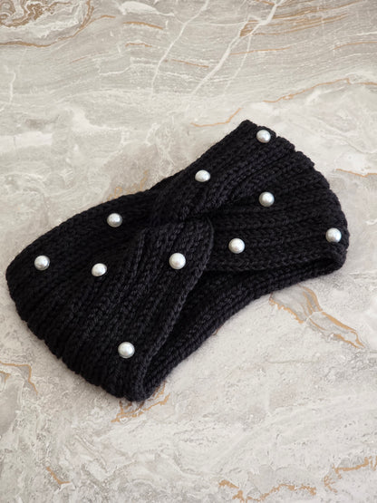 PEARL KNIT HEAD WARMER