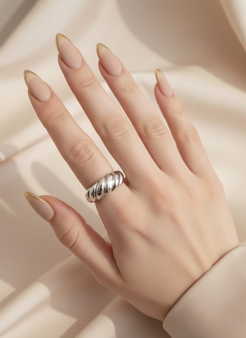 KALA TWIST RING SILVER