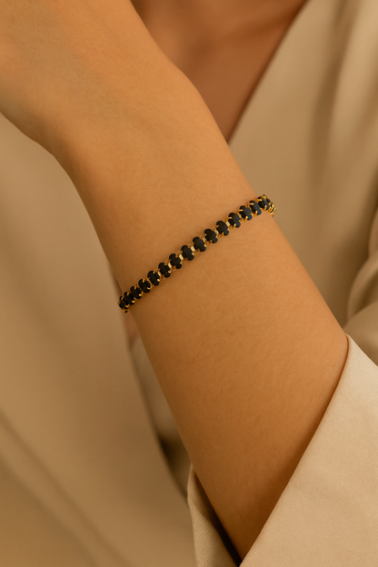 ESRA OVAL TENNIS BRACELET