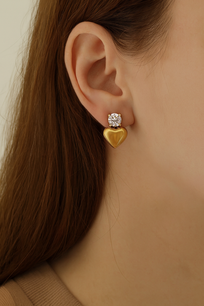 MENNA HEART EARRINGS