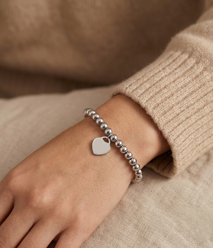 SIBEL BALL BRACELET SILVER