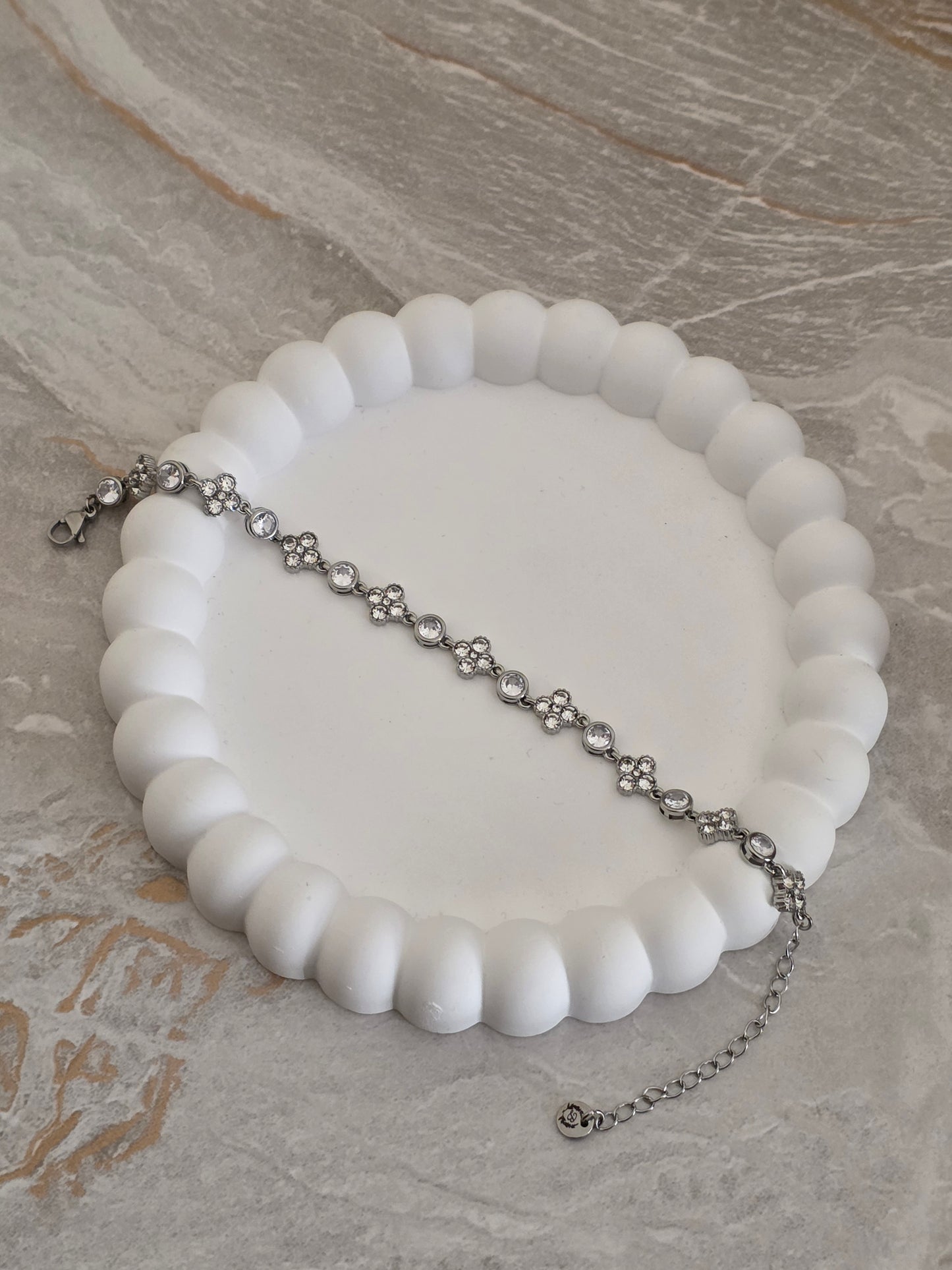 ENDA CLOVER BRACELET SILVER