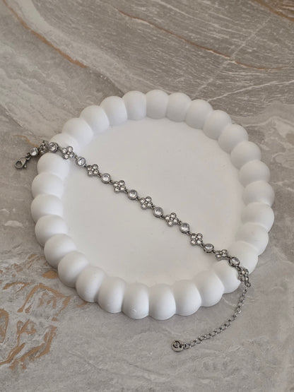 ENDA CLOVER BRACELET SILVER