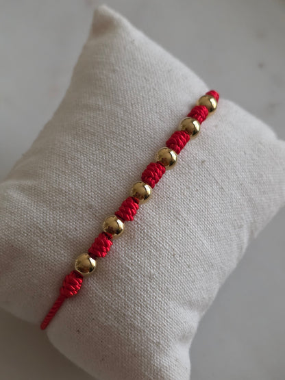 RED ROPE BRACELET
