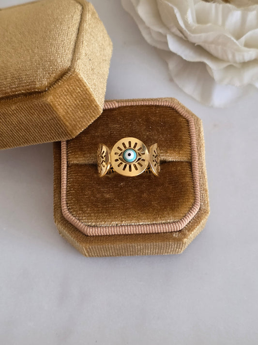 Evil eye ring