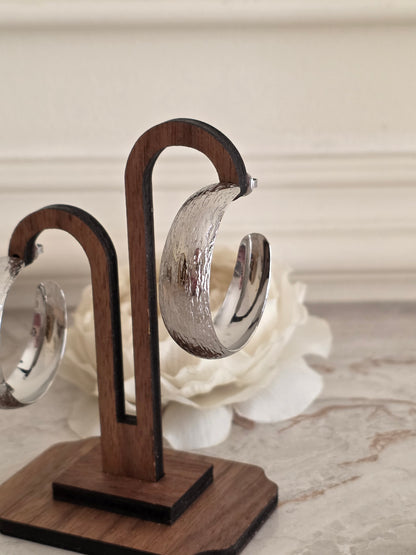 BELGIN HOOP EARRINGS SILVER