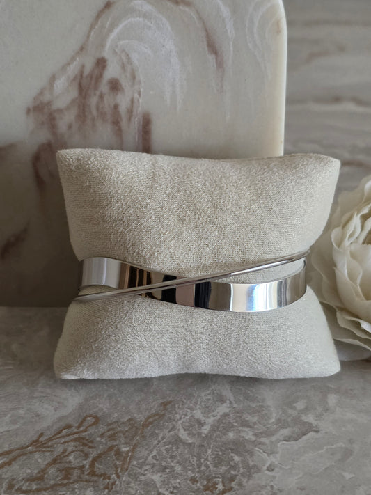 NARINA CUFF BANGLE SILVER