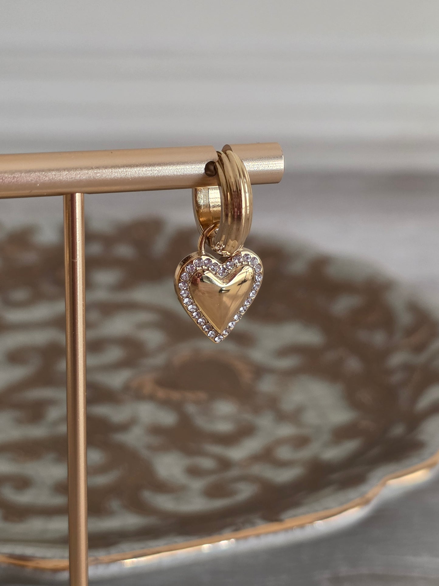 MELISA HEART EARRINGS