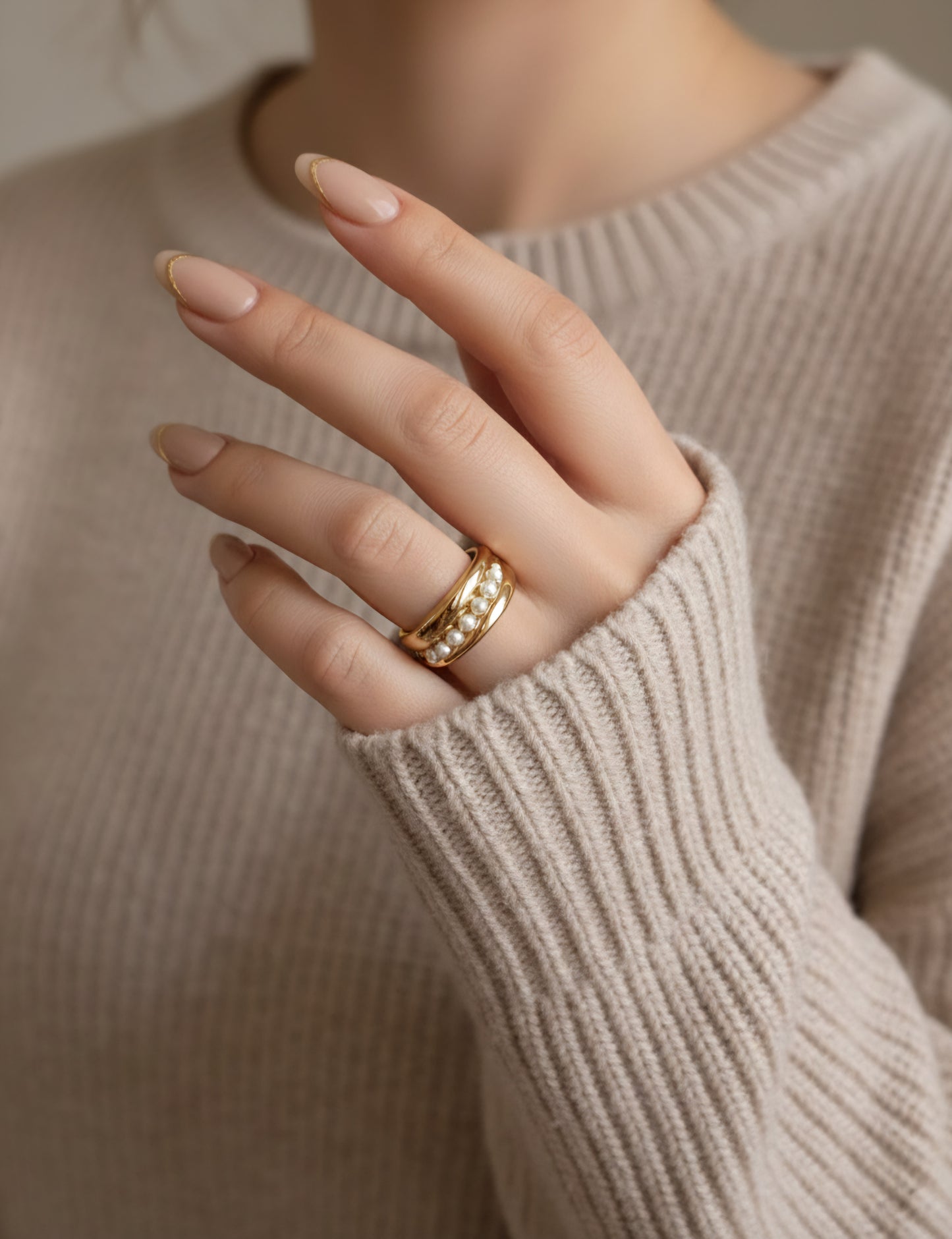 YELIZ PEARL RING