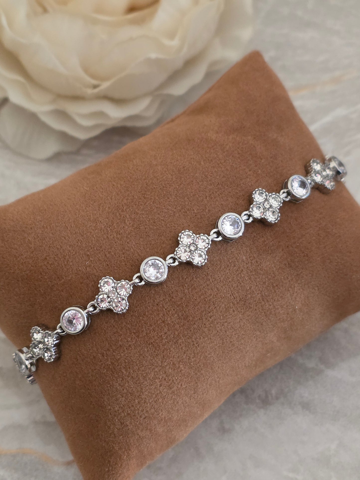 ENDA CLOVER BRACELET SILVER