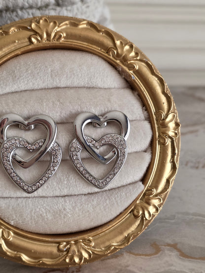 LIANA HEART EARRINGS SILVER